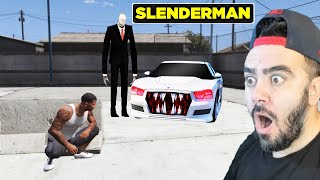 SLENDERMAN FRANKLININ ARABASINI GARAJINDAN KAÇIRDI  GTA 5 MODS [upl. by Ayat705]