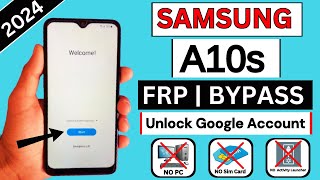 Samsung A10S Frp Bypass 2024  Google Account RemoveFRP Unlock 🔓 Without PC Android 11 [upl. by Eahsan]