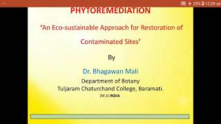 Phytoremediation ppt [upl. by Sylado227]