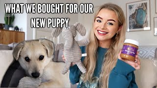 Everything we bought for our new puppy  How she is getting on  sophdoesvlogs [upl. by Kolnick]