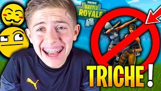 JAI ESSAYÉ DE TRICHER ÇA A MAL TOURNÉ SUR FORTNITE BATTLE ROYALE [upl. by Ettolrahs949]