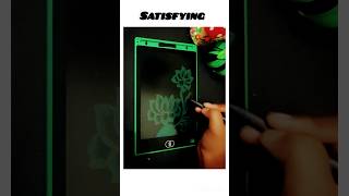 Try when you are Getting bored satisfying process satisfyingvideo lotus drawing on writing tablet [upl. by Tuttle]