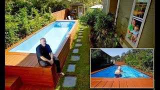 Shipping Container Pools Ideas  Shipping Container Swimming Pools Ideas For Backyard [upl. by Boyse884]