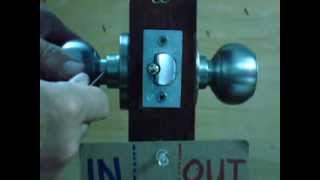 HOW TO REMOVE BEST KNOB LOCK FROM THE DOOR [upl. by Namzed]