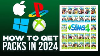 Add Sims 4 Packs for FREE  MacWindowsConsoles Sims 4 Free Download with DLC 2024 [upl. by Chee]