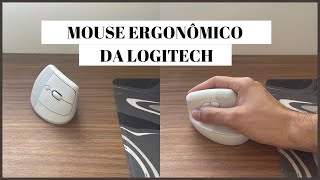 LOGITECH LIFT VERTICAL  MOUSE ERGONÔMICO PARA ACABAR COM AS DORES NAS MÃOS [upl. by Eelana]