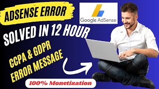 CCPA privacy message in Adsense  ccpa settings in adsense How To Fix GDPR and CCPA Privacy [upl. by Ariajaj]