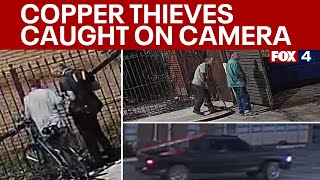 Trackdown Help find these Fort Worth copper thieves [upl. by Odnam]