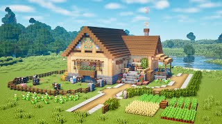 Minecraft  How to Build a Cute Survival House  Tutorial [upl. by Yursa]