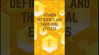 Vitamin deficiency amp their oral effectsdental medical [upl. by Netsirhk]