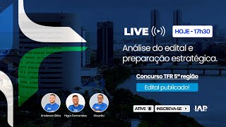 Concurso TRF 5  Análise do edital e preparação estratégica [upl. by Mikel428]