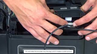 FARGO DTC1500 how to install OMNIKEY 5121 contactless encoder [upl. by Flori]