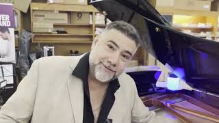 Luis Lancelle visita Musicasa Pianos [upl. by Bazar904]