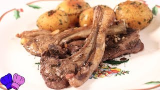 🥩CHULETAS DE CORDERO AL HORNO♨️RECETAS FÁCILES [upl. by Aronos]