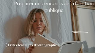 Préparation de concours  3 techniques pour éviter les fautes dorthographe [upl. by Divadnhoj]