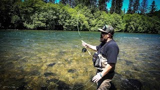 Single Hand Spey Casting Tips With James Millard  Ashland Fly Shop [upl. by Amikehs]