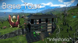 Secret Base on Infested Planet  No Mans Sky Base Tour 24 [upl. by Weaks]