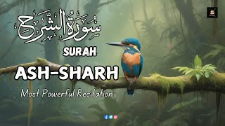 Surah Al Sharah سورة الشرح  Quran Recitation For Peace Of Mind  Quran Al Shifa Tv [upl. by Aenit]