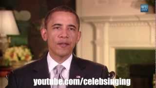 Barack Obama singing We Are Never Getting Back Together [upl. by Elohc]