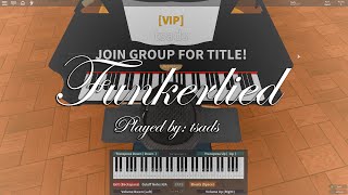 Roblox Piano  Funkerlied HardEasy [upl. by Meier]