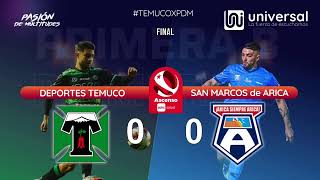 🔴 EN VIVO  Deportes Temuco VS San Marcos de Arica Campeonato Ascenso 13072024 [upl. by Ytrebil711]