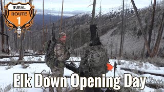 BULL DOWN  in the Backcountry  OTC Idaho Elk Hunt 2021 Part 1  rr1hunt [upl. by Halil473]