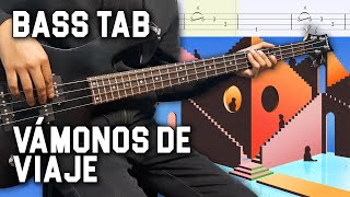 Bandalos Chinos  Vámonos de Viaje Bass Cover with Tabs [upl. by Ygiaf]