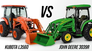 5000 PRICE DIFFERENCE KUBOTA L3560 VS JOHN DEERE 3039R [upl. by Dnomayd]