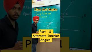 Lines and Angles  Part11 Alternate Interior Angles maths k2institute [upl. by Nwahsar]