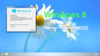 How to enable Aero Lite Theme in Windows 8 🔥😱 windows windows8 aero [upl. by Bertha714]