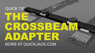 More QuickJack Accessories The Crossbeam Adapter [upl. by Emera17]