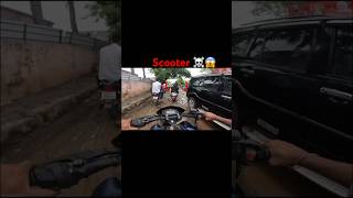 Scooter 👽😱biker bikerriderbikerriderbikeriderideraxeracing bikeracehyperridemotovlog [upl. by Sandye]