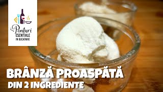 Brânză proaspătă din doar 2 ingrediente pe care sigur le ai in casă [upl. by Hpesoy]