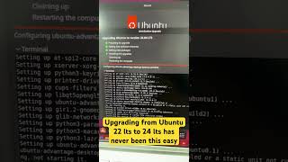 Upgrading ubuntu from 22 LTS to 24 LTS has never been this easy shorts ubuntu [upl. by Benil]