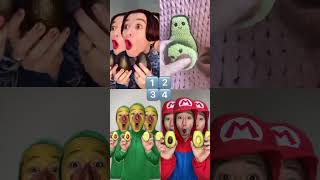 crochet AvocadoHeklani avokado sushininja funny video24103 [upl. by Ntsuj]