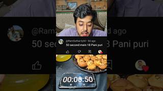 50 Second Me 20 Panipuri Eating Challenge shorts ytshorts viralshorts youtubeshorts [upl. by Anum157]