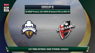 Live  Karachi Whites vs Hyderabad  Match 31  National T20 202324  PCB [upl. by Kingsly]