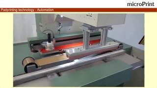 ML500 Tampondruckmaschine mit Querrackler [upl. by Ahsiem]