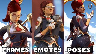 Frames Emotes and Poses with Lobas Headmistress Skin  Apex Legends 4K60Hz [upl. by Aynwat]