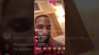 Vegedream En Live sur Instagram avec Un Bledard qui n’apprécie vraiment pas ses Moqueries [upl. by Hinckley377]