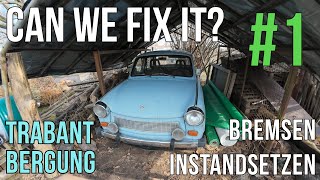 Can we fix it Trabant 601 Instandsetzung 1 I Bergung und Bremsen überholen I Will it Run [upl. by Jacquetta]