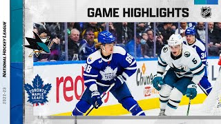 Sharks  Maple Leafs 1130  NHL Highlights 2002 [upl. by Nirrek]