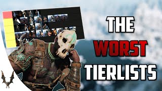 For Honor  TIERLISTS  The Good the Bad and the UGLY [upl. by Nannahs]