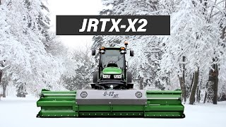 JRTX X2  Lame à neige révolutionnaire pour le déneigement résidentiel [upl. by Nnylsia]