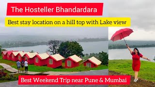 The Hosteller  Bhandardara  Best stay Location on a Hill Top [upl. by Hsetim]