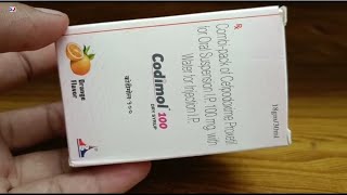 Codimol 100 Dry Syrup  Cefpodoxime Proxetil 100mg Oral Suspension  Codimol 100mg Dry Syrup Uses [upl. by Riegel]