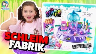 Schleim im Überfluss DIY Glitzer Einhorn Slime mit der Schleim Fabrik  Geschichten und Spielzeug [upl. by Earahs728]