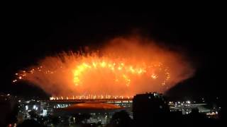 Fogos Abertura Rio 2016 parte final [upl. by Tarttan7]