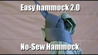 DIY Easy Hammock 20  with Webbing [upl. by Onitnelav]