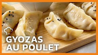 Gyozas au poulet  Recette FoodCuisine [upl. by Cornwall]